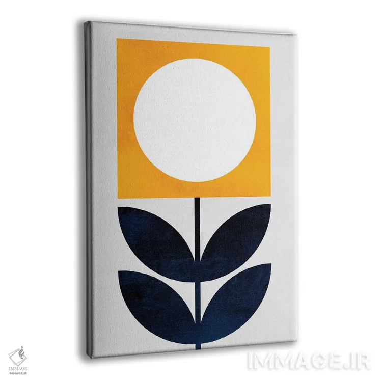 تابلو مینیمال دختر کوچولوی آفتابی اثر کوبیستیکا - نمای پرسپکتیو محصول