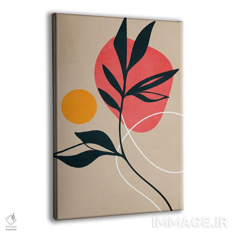 تابلو مینیمال یادگار اثر کوبیستیکا - نمای پرسپکتیو محصول