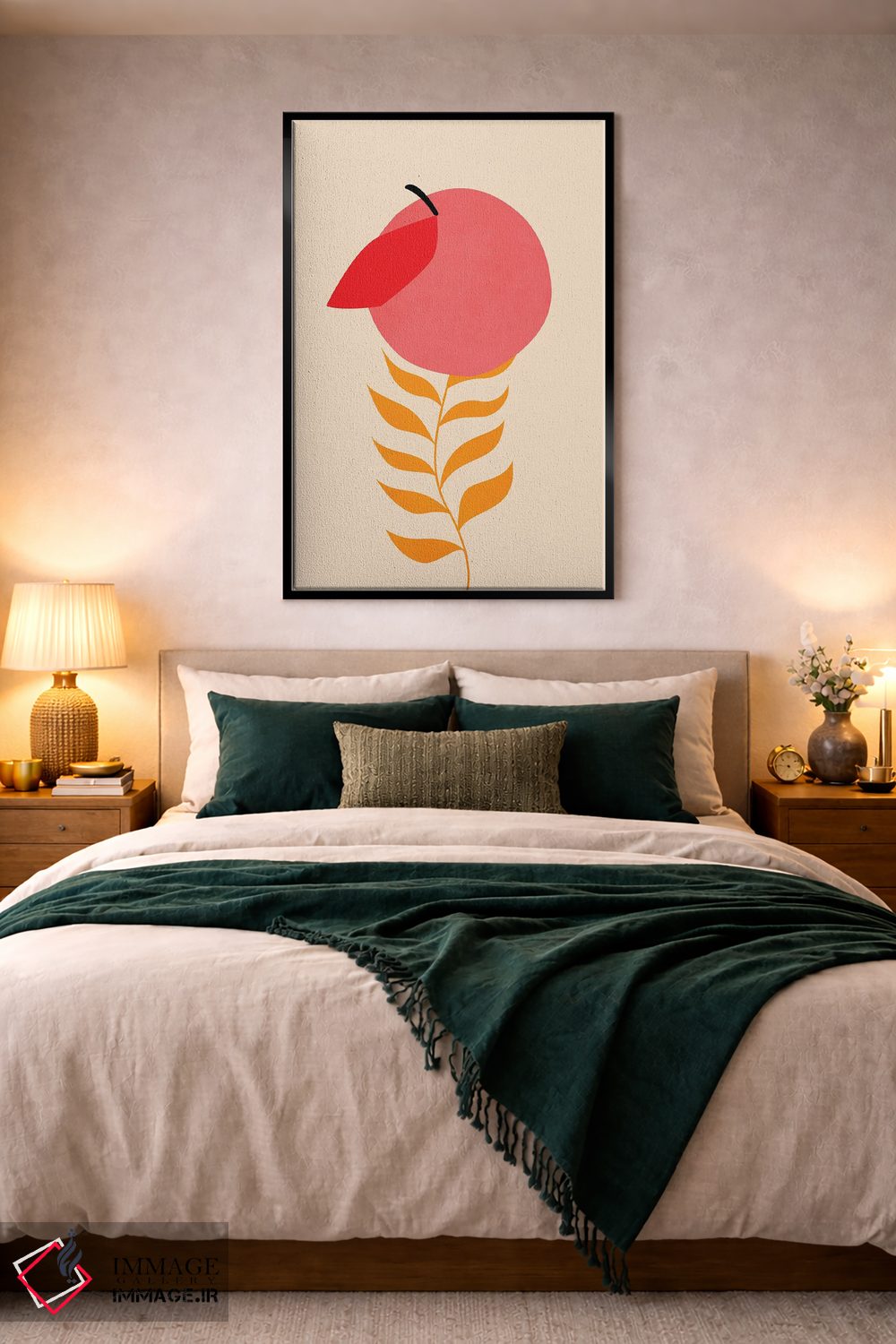 تابلو مینیمال هلو کوچولو اثر کوبیستیکا - D6B