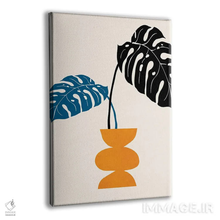 تابلو مینیمال روزهای شیرین X اثر کوبیستیکا - نمای پرسپکتیو محصول