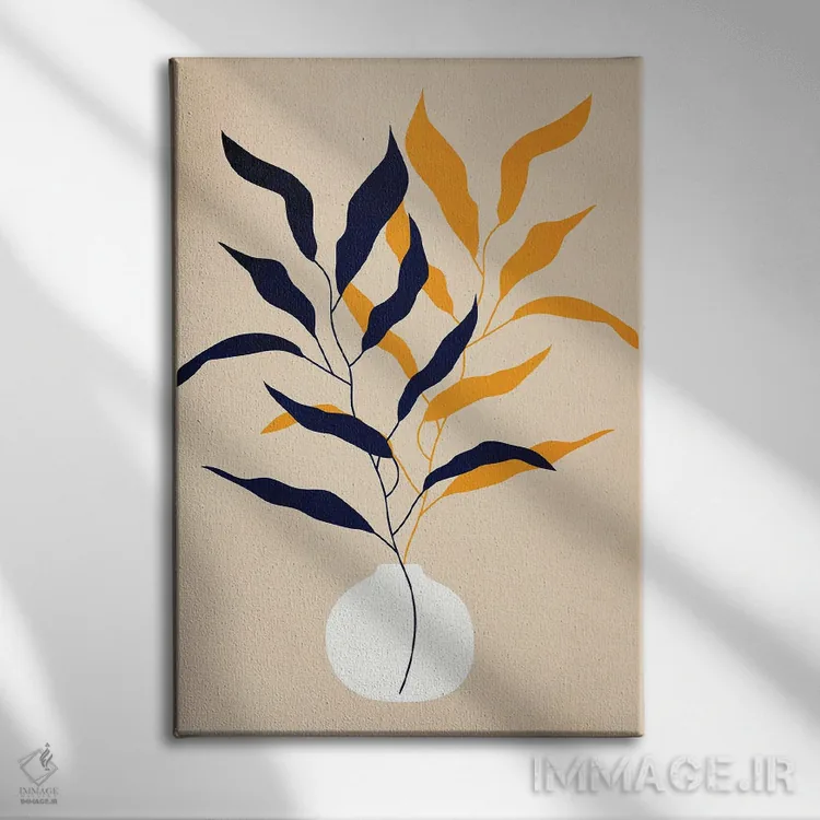 تابلو مینیمال پاکی اثر کوبیستیکا - نمای روبهرو روی دیوار