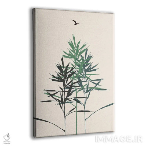 تابلو مینیمال جنگل اثر کوبیستیکا - نمای پرسپکتیو محصول