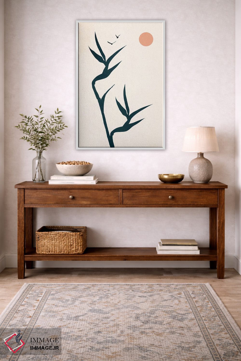 تابلو مینیمال بهشت اثر کوبیستیکا - D3W