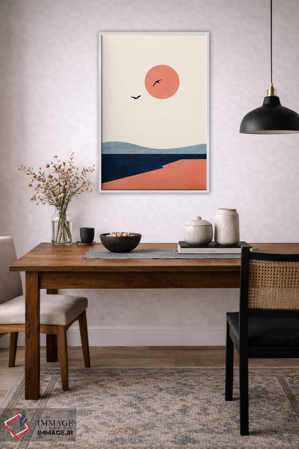 تابلو مینیمال یکی بود یکی نبود اثر کوبیستیکا - D2W