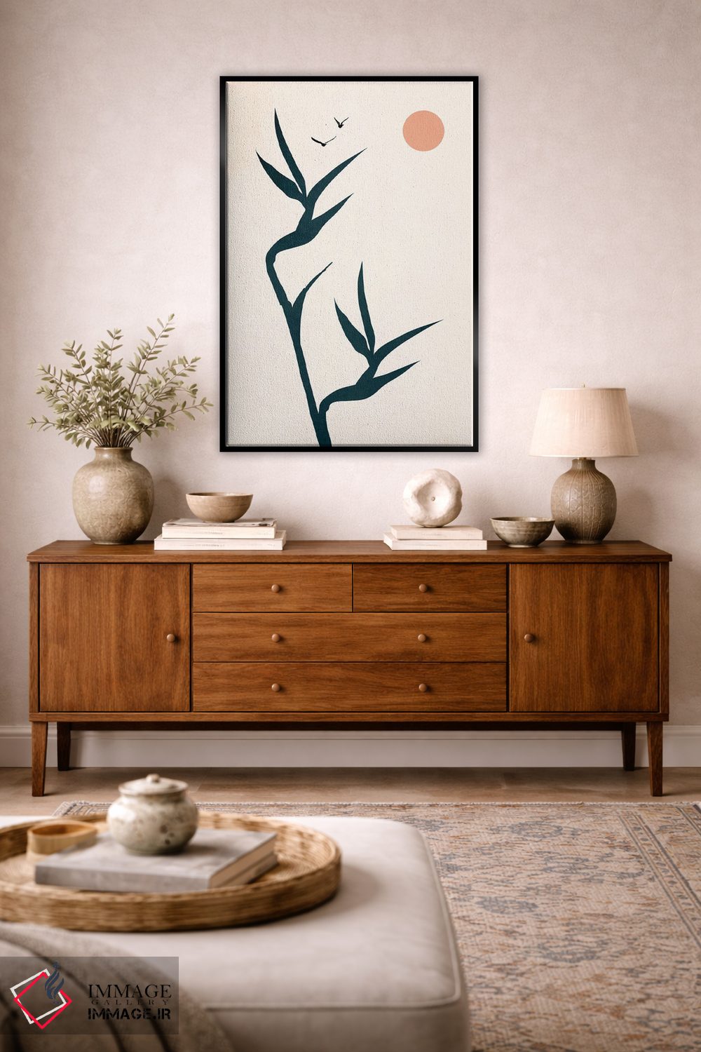 تابلو مینیمال بهشت اثر کوبیستیکا - D5B