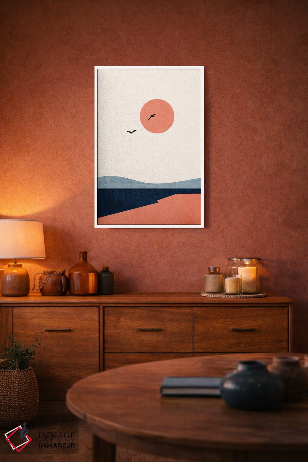 تابلو مینیمال یکی بود یکی نبود اثر کوبیستیکا - D3W