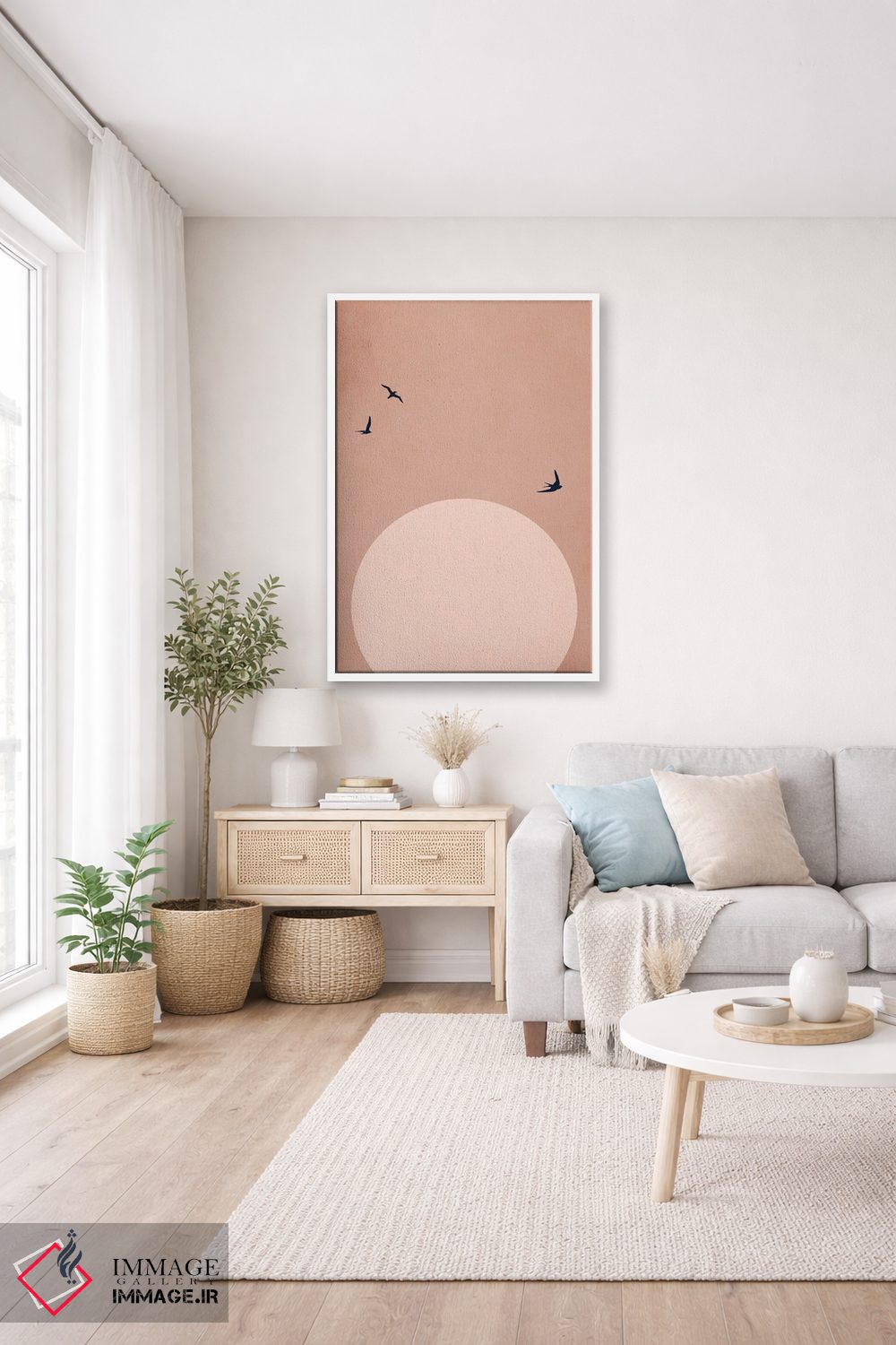 تابلو مینیمال زیبایی زندگی اثر کوبیستیکا - D2W