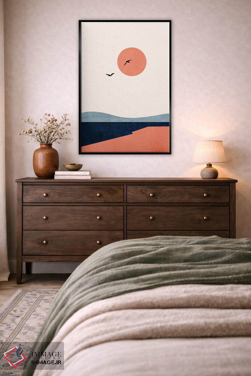 تابلو مینیمال یکی بود یکی نبود اثر کوبیستیکا - D5B