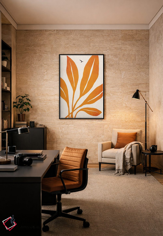 تابلو مینیمال اوفرلیا جوان اثر کوبیستیکا - D5B