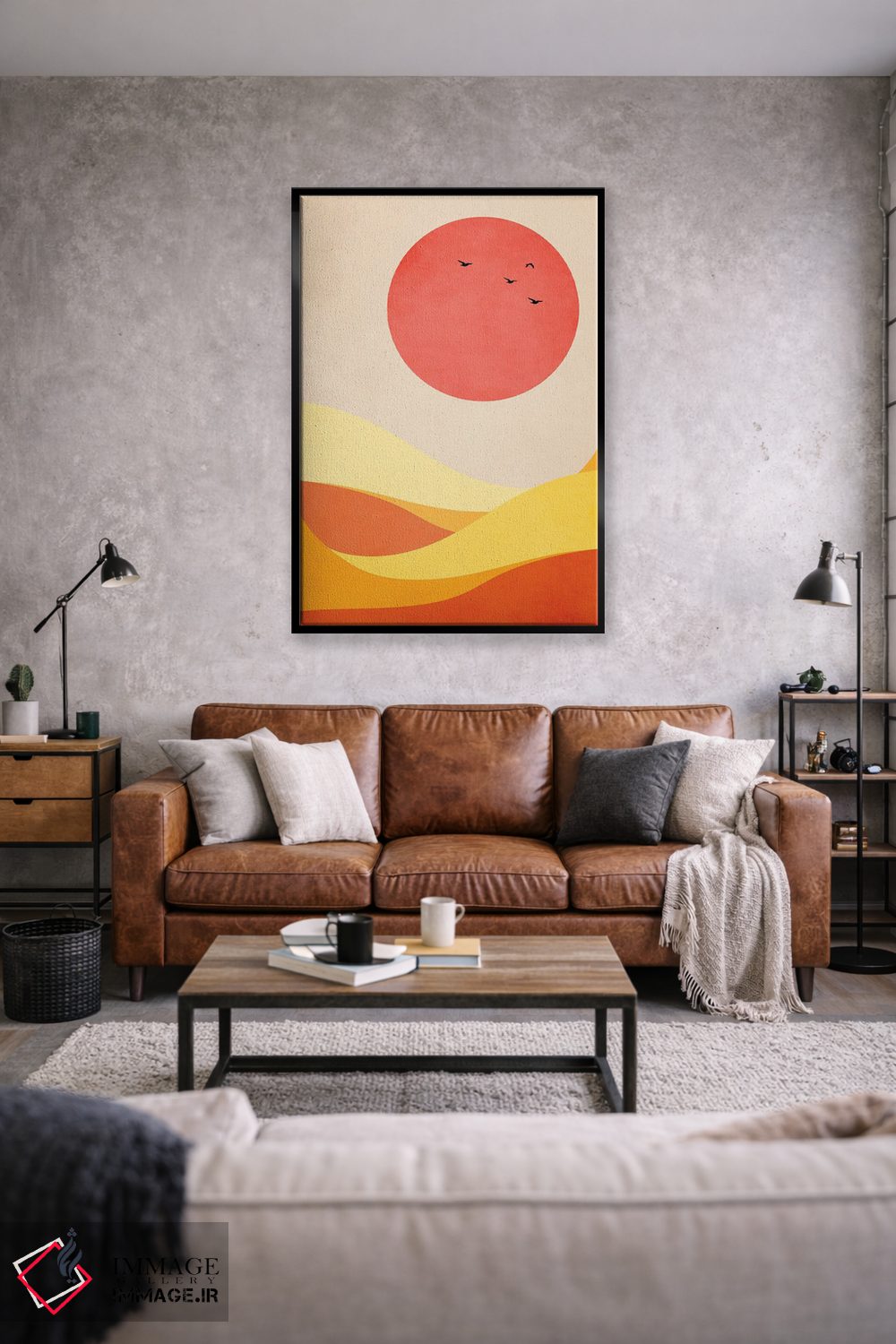 تابلو مینیمال هارمونی شیرین اثر کوبیستیکا - D2B