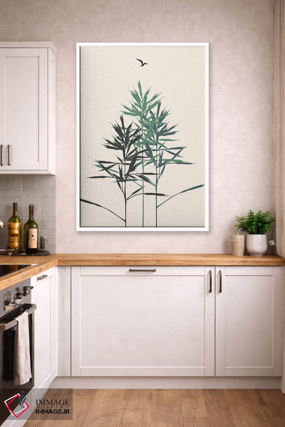 تابلو مینیمال جنگل اثر کوبیستیکا - D3W