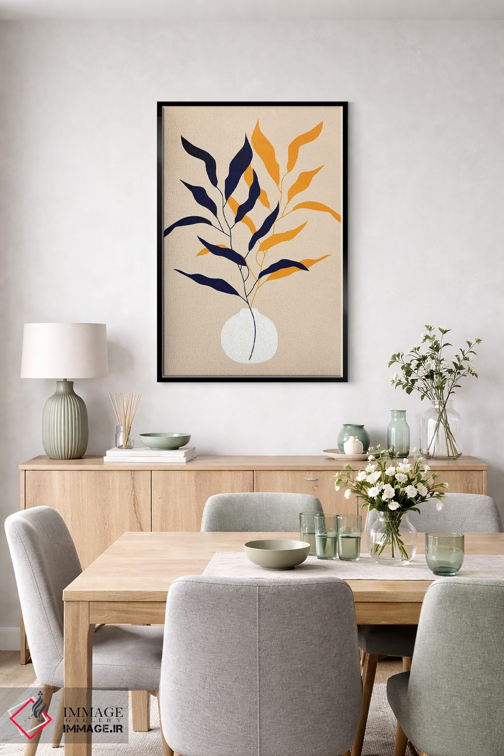 تابلو مینیمال پاکی اثر کوبیستیکا - D5B