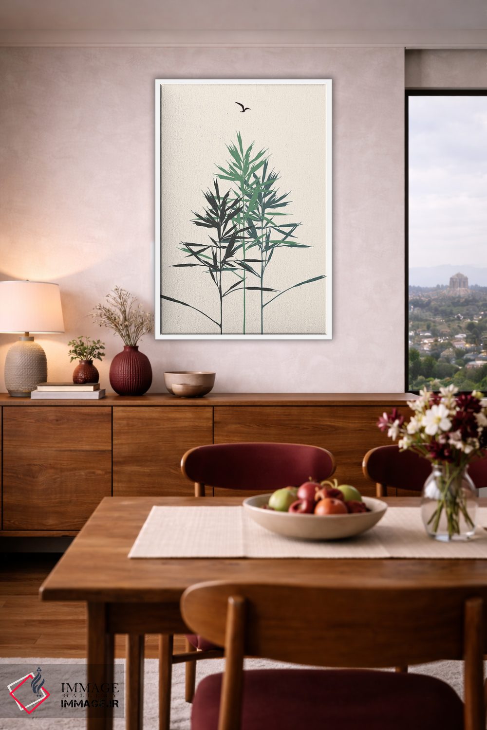 تابلو مینیمال جنگل اثر کوبیستیکا - D4W