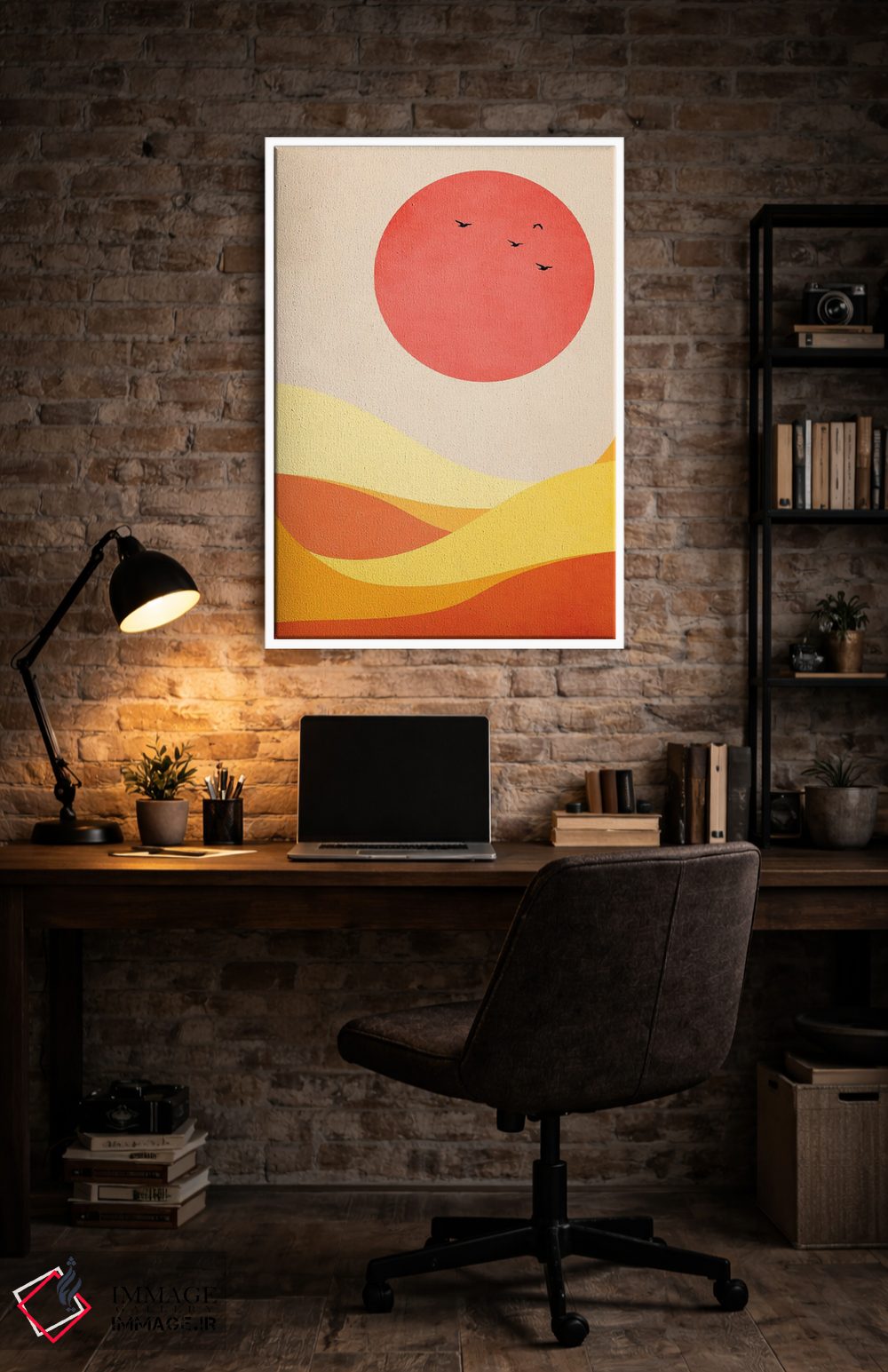 تابلو مینیمال هارمونی شیرین اثر کوبیستیکا - D4W