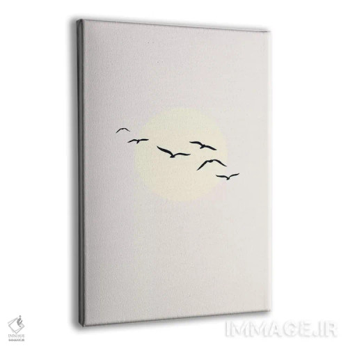 تابلو مینیمال آسمان های دلربا اثر کوبیستیکا - نمای پرسپکتیو محصول