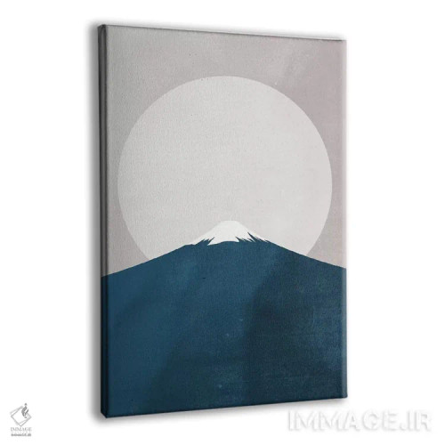 تابلو مینیمال هیمالیا اثر کوبیستیکا - نمای پرسپکتیو محصول