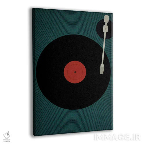 تابلو مینیمال بگذار موسیقی پخش شود اثر کوبیستیکا - نمای پرسپکتیو محصول