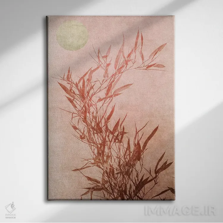 تابلو مینیمال لمس احساساتی اثر کوبیستیکا - نمای روبهرو روی دیوار