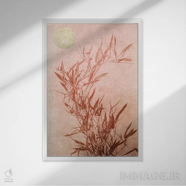 تابلو مینیمال لمس احساساتی اثر کوبیستیکا - نمای قابدار سفید