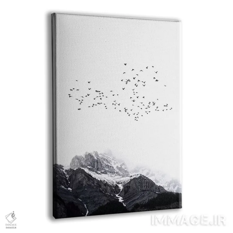 تابلو مینیمال کوه اثر کوبیستیکا - نمای پرسپکتیو محصول