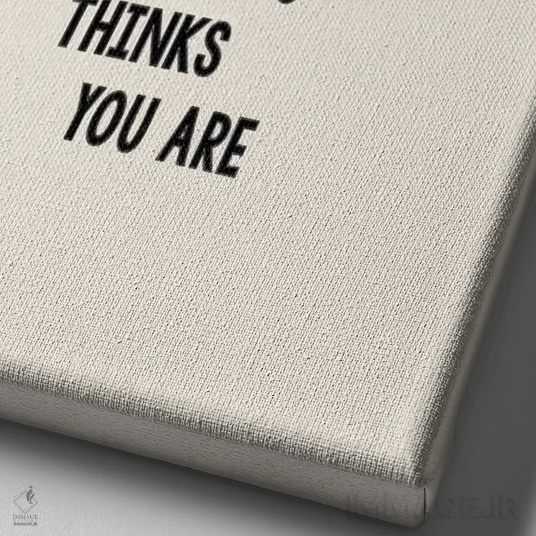 تابلو دکوراتیو مهربان باش اثر کوبیستیکا - نمای نزدیک بافت بوم