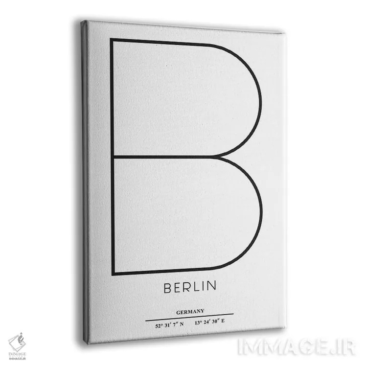 تابلو دکوراتیو برلین اثر کوبیستیکا - نمای پرسپکتیو محصول