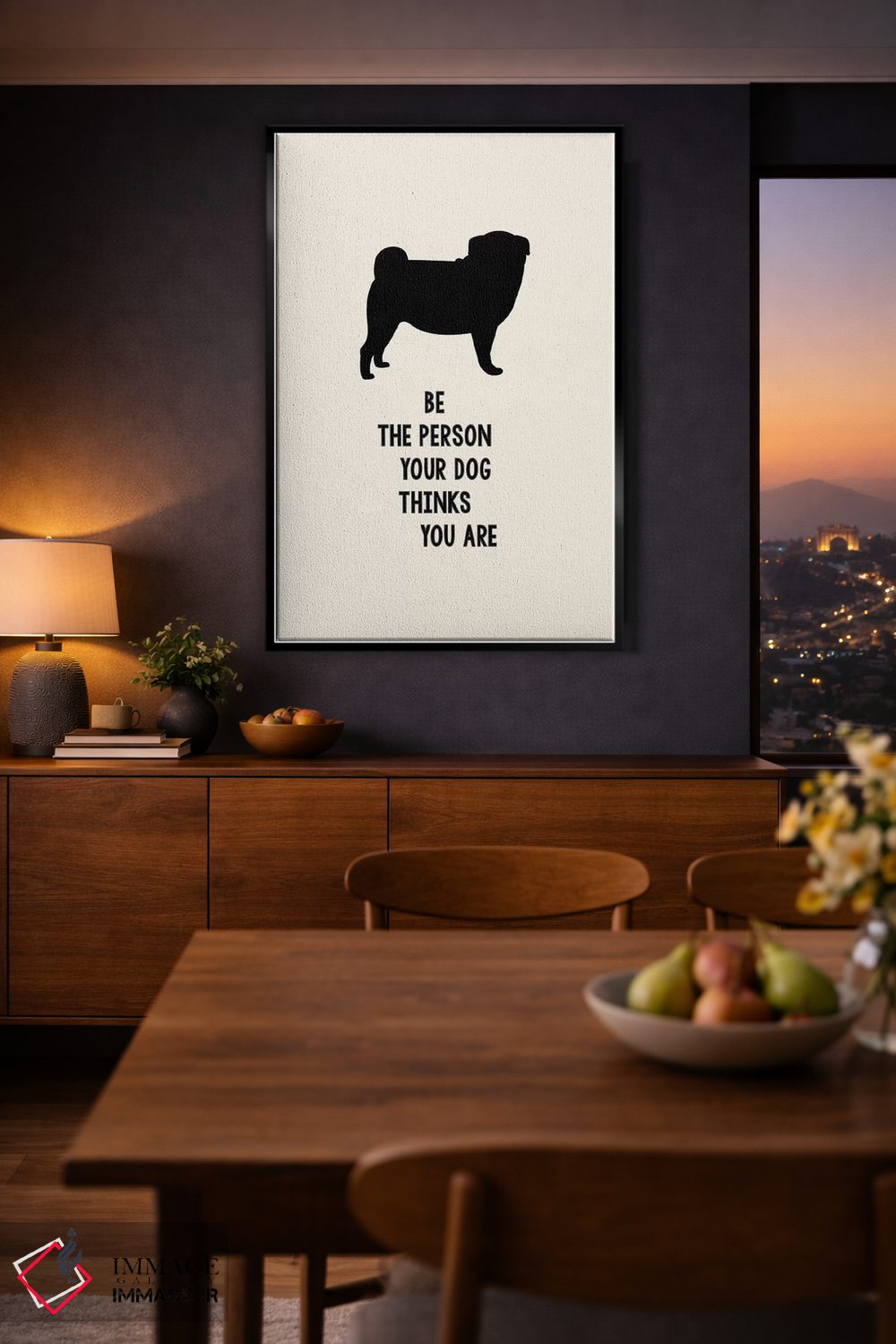 تابلو دکوراتیو مهربان باش اثر کوبیستیکا - D2B