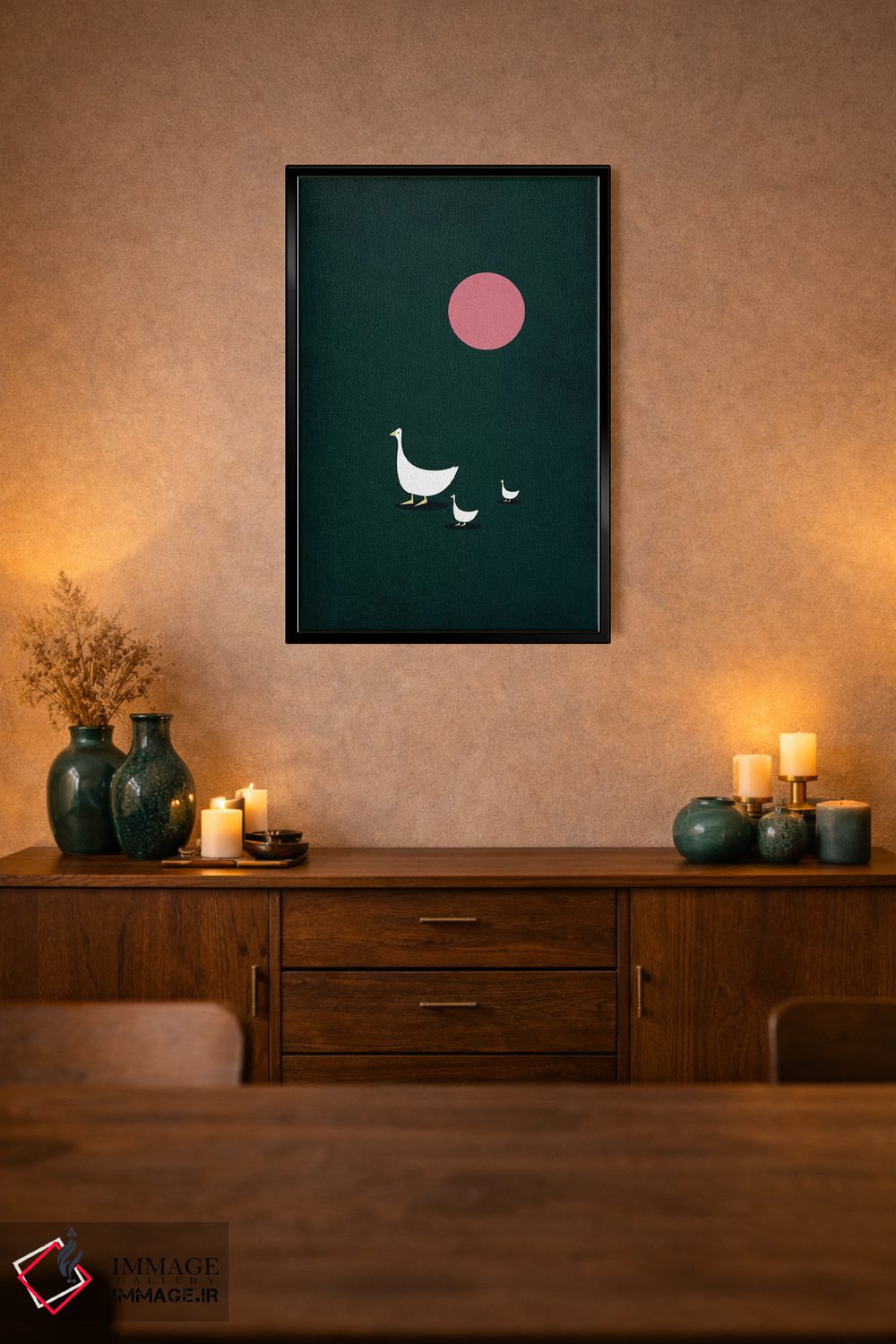 تابلو مینیمال روی روشن زندگی اثر کوبیستیکا - D2B