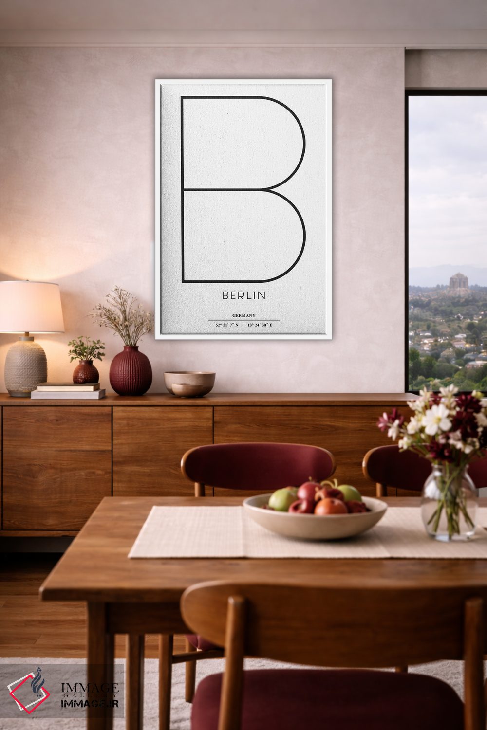 تابلو دکوراتیو برلین اثر کوبیستیکا - D3W