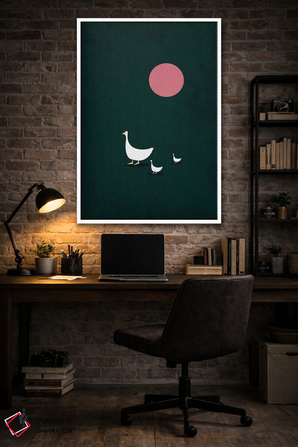 تابلو مینیمال روی روشن زندگی اثر کوبیستیکا - D4W