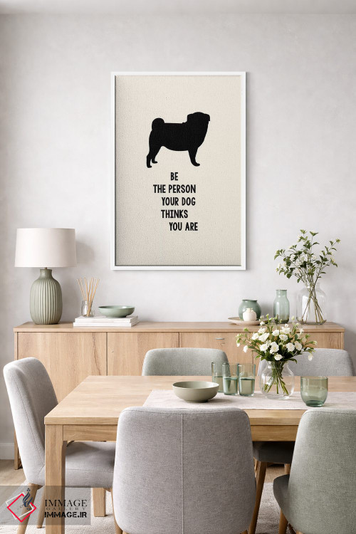 تابلو دکوراتیو مهربان باش اثر کوبیستیکا - D4W