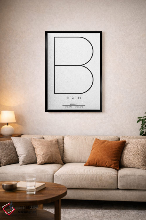 تابلو دکوراتیو برلین اثر کوبیستیکا - D4B