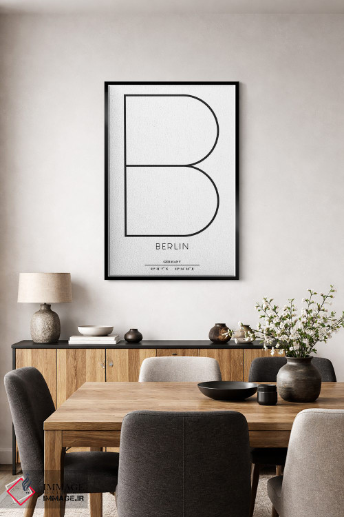 تابلو دکوراتیو برلین اثر کوبیستیکا - D5B