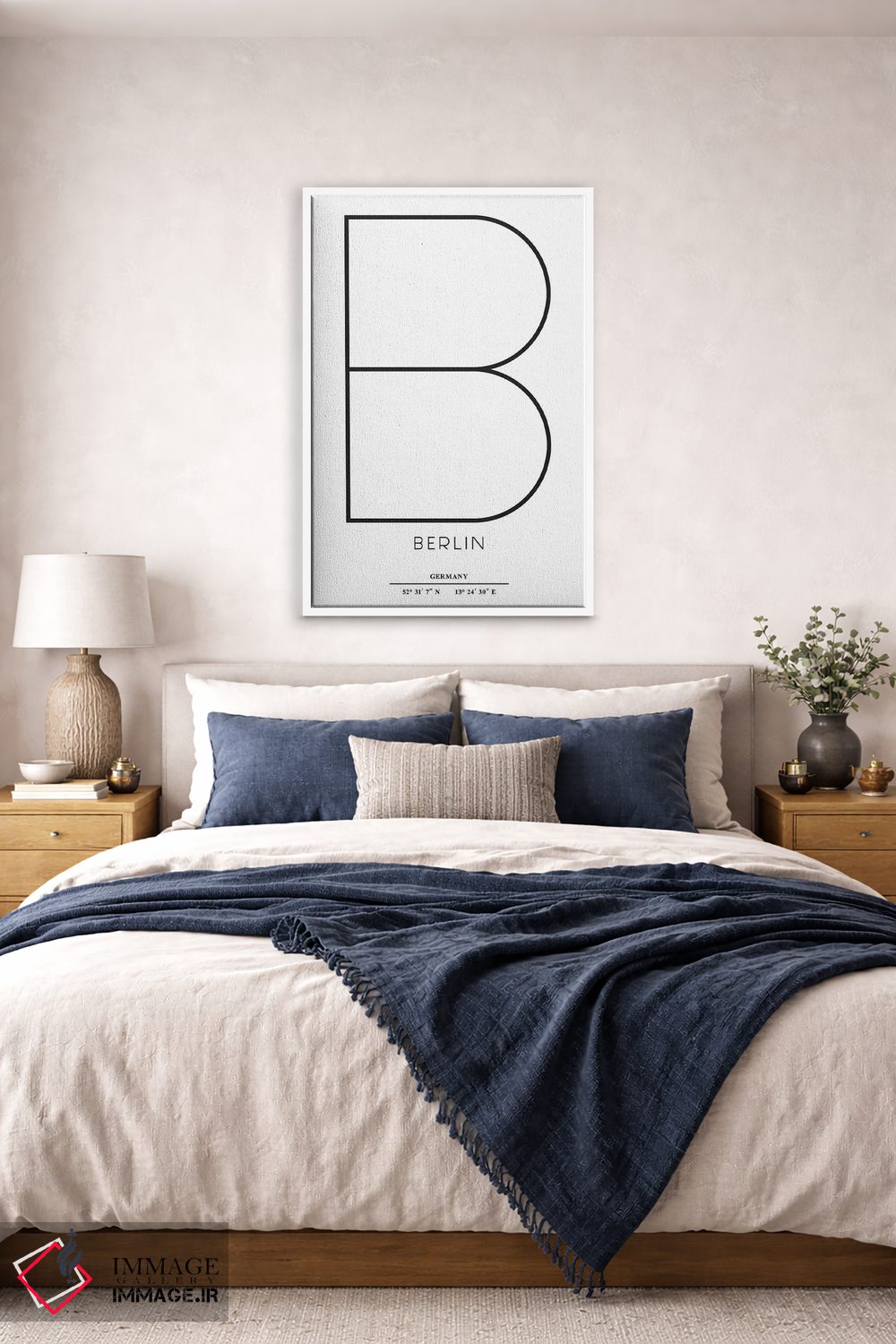 تابلو دکوراتیو برلین اثر کوبیستیکا - D6W