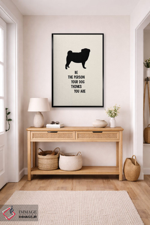 تابلو دکوراتیو مهربان باش اثر کوبیستیکا - D5B