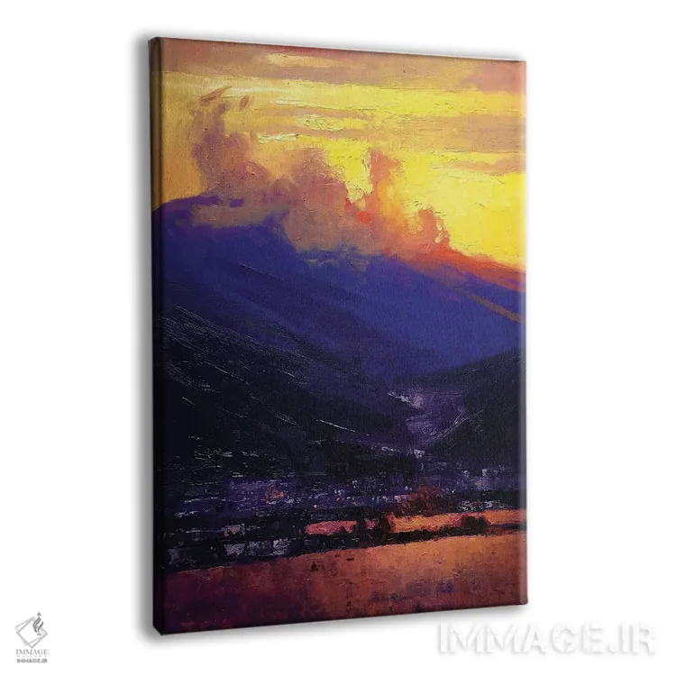 تابلو انتزاعی رنگ های روشن جنوب ترکیه اثر اندریی کووالیک - نمای پرسپکتیو محصول