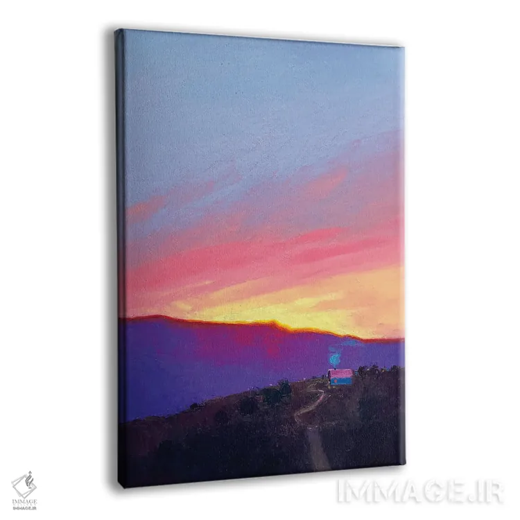 تابلو انتزاعی صبح شگفت انگیز در کارپات اثر اندریی کووالیک - نمای پرسپکتیو محصول