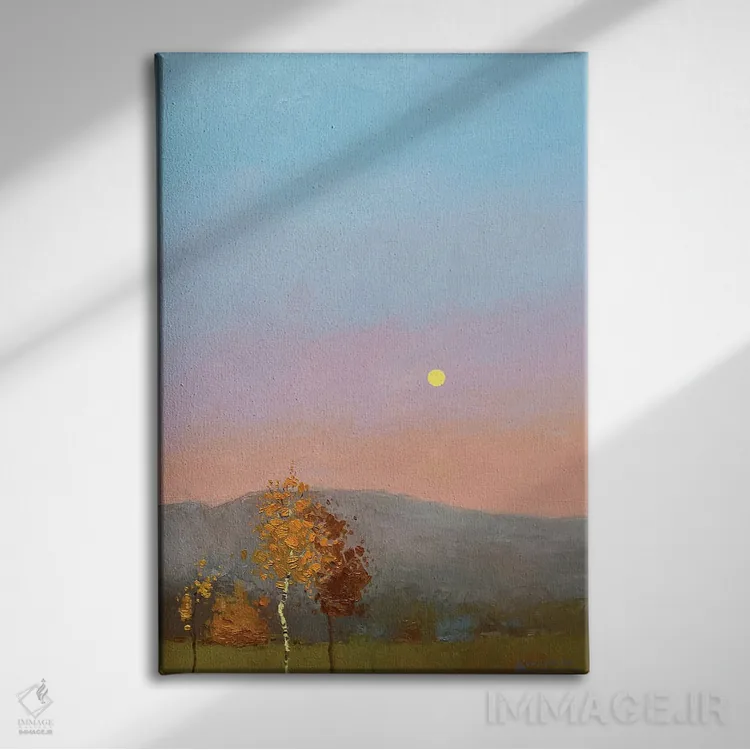 تابلو دکوراتیو سکوت اثر اندریی کووالیک - نمای روبهرو روی دیوار