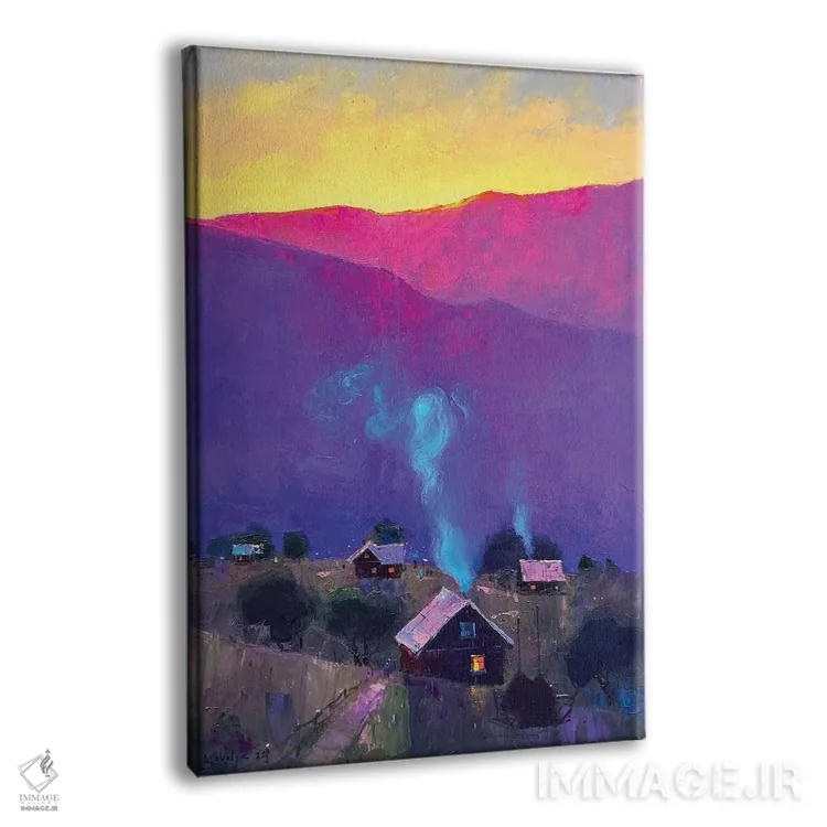 تابلو دکوراتیو در انتظار نور اثر اندریی کووالیک - نمای پرسپکتیو محصول