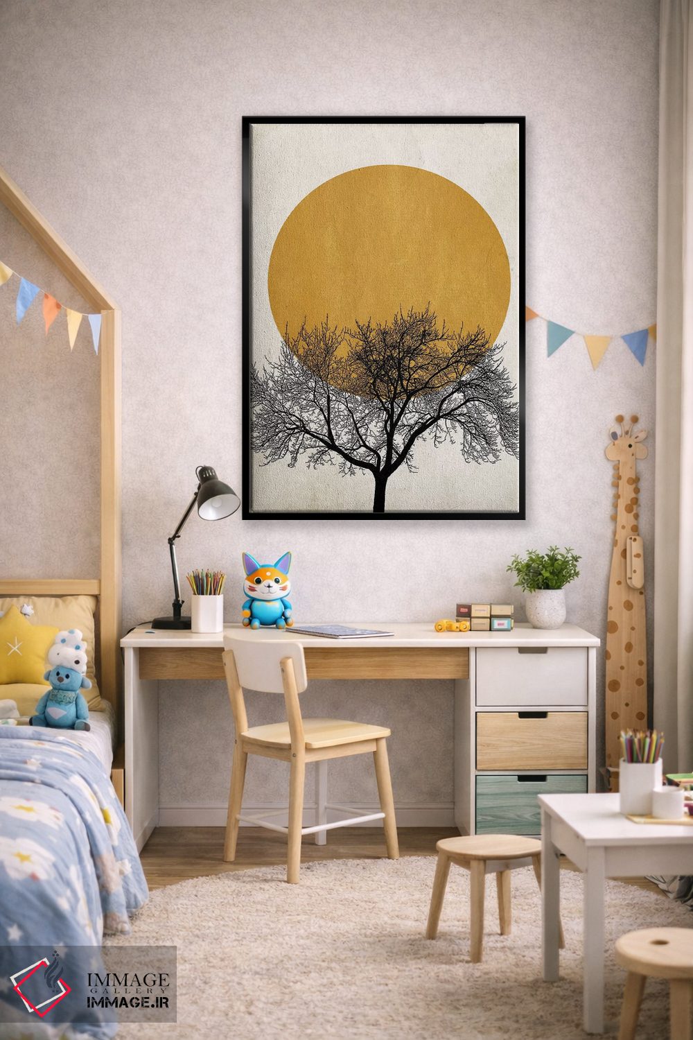 تابلو مینیمال صبح زمستانی اثر کوبیستیکا - D2B