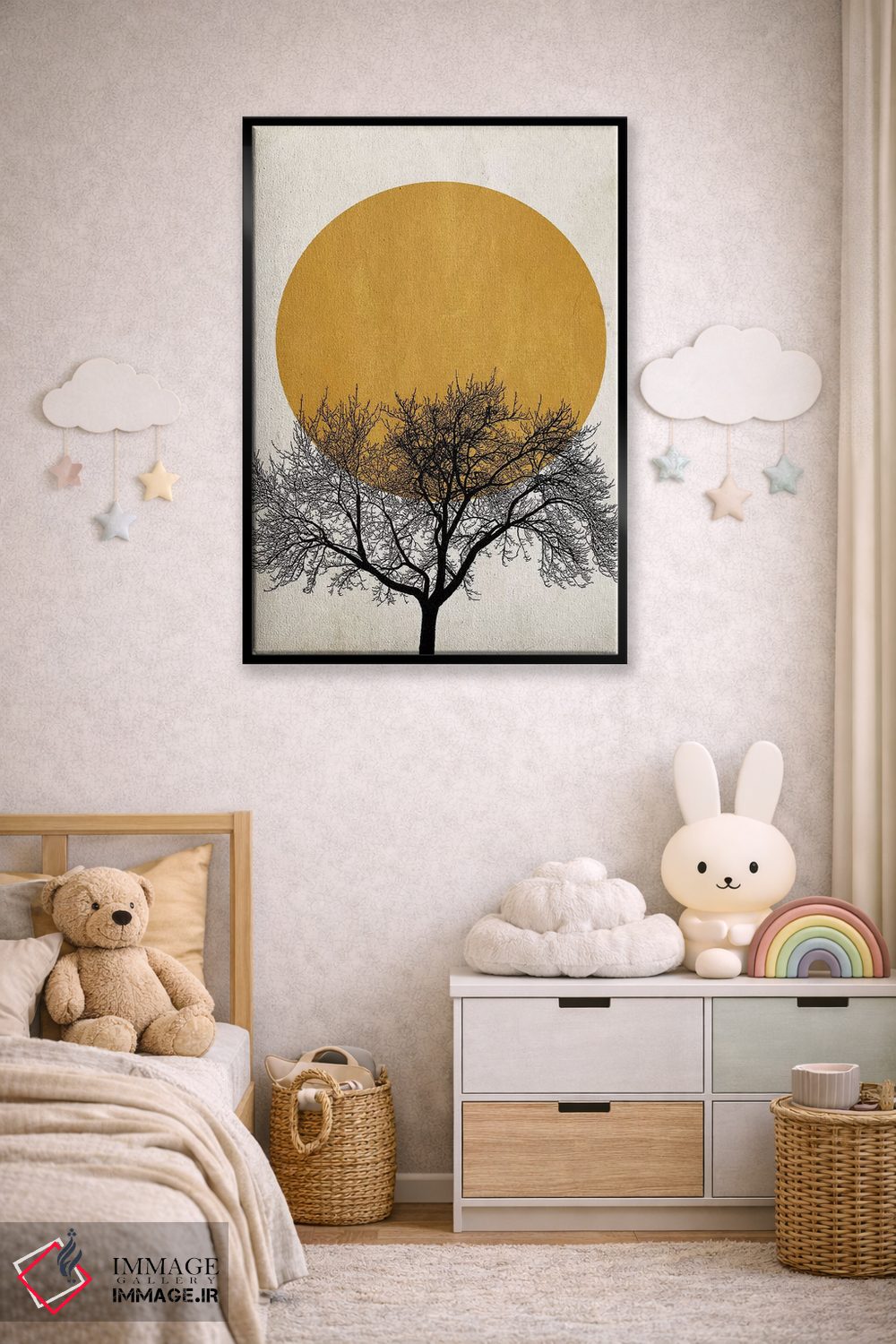 تابلو مینیمال صبح زمستانی اثر کوبیستیکا - D4B