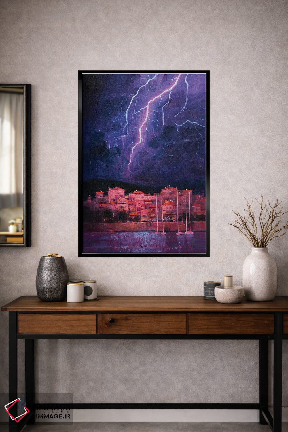 تابلو دکوراتیو طوفان در یونان اثر اندریی کووالیک - D2B