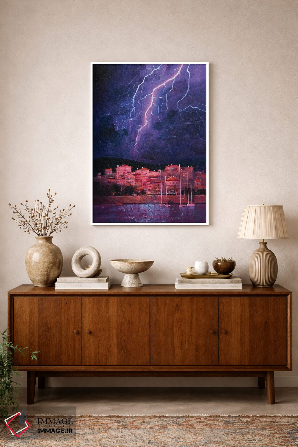 تابلو دکوراتیو طوفان در یونان اثر اندریی کووالیک - D1W