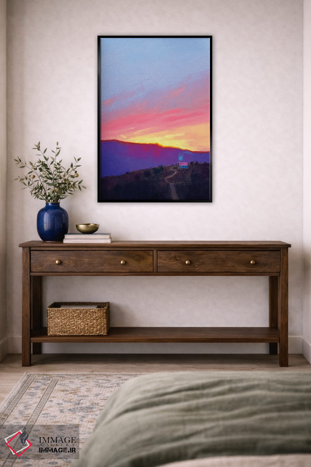 تابلو انتزاعی صبح شگفت انگیز در کارپات اثر اندریی کووالیک - D5B