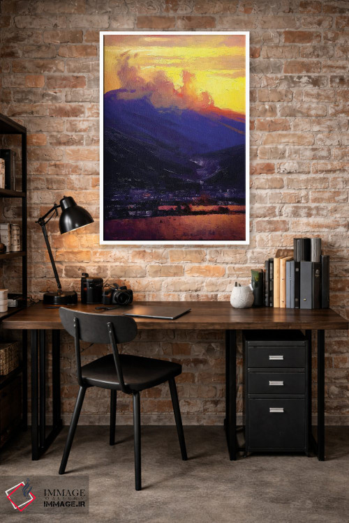 تابلو انتزاعی رنگ های روشن جنوب ترکیه اثر اندریی کووالیک - D2W