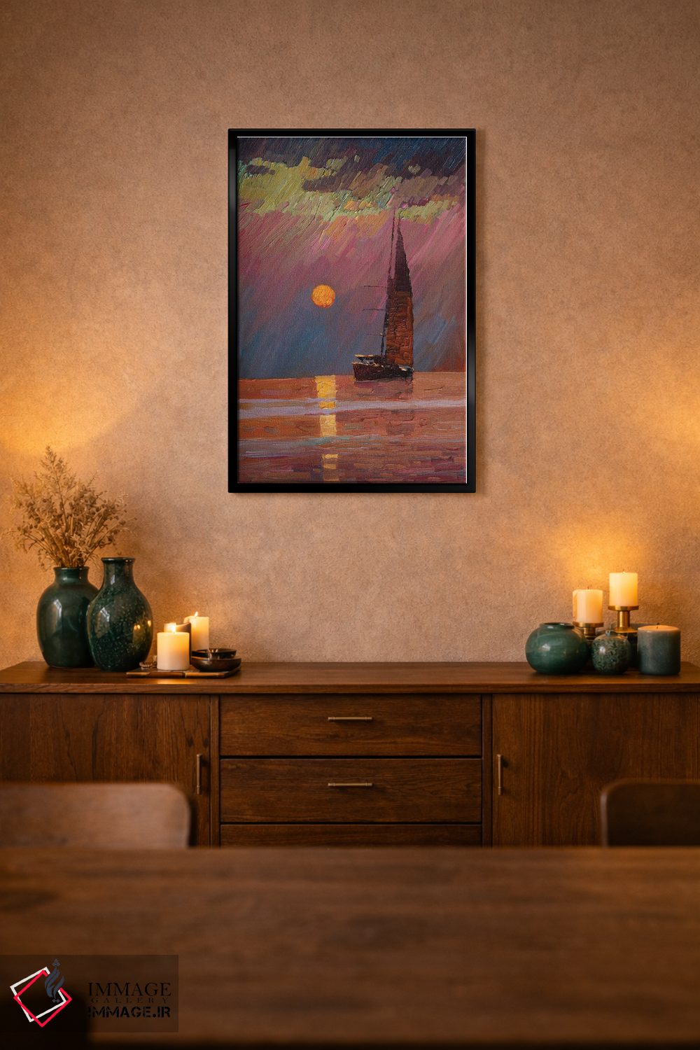 تابلو دکوراتیو برداشت های یونانی اثر اندریی کووالیک - D2B