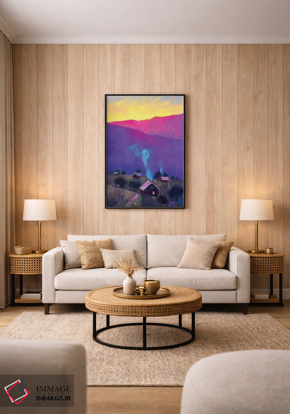 تابلو دکوراتیو در انتظار نور اثر اندریی کووالیک - D2B