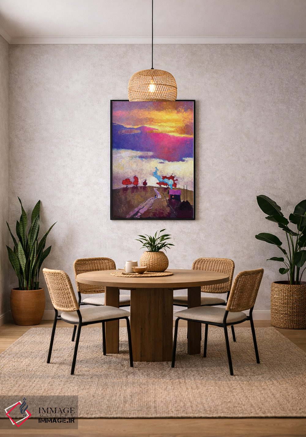 تابلو انتزاعی انرژی کوه ها اثر اندریی کووالیک - D5B