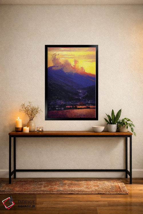 تابلو انتزاعی رنگ های روشن جنوب ترکیه اثر اندریی کووالیک - D5B