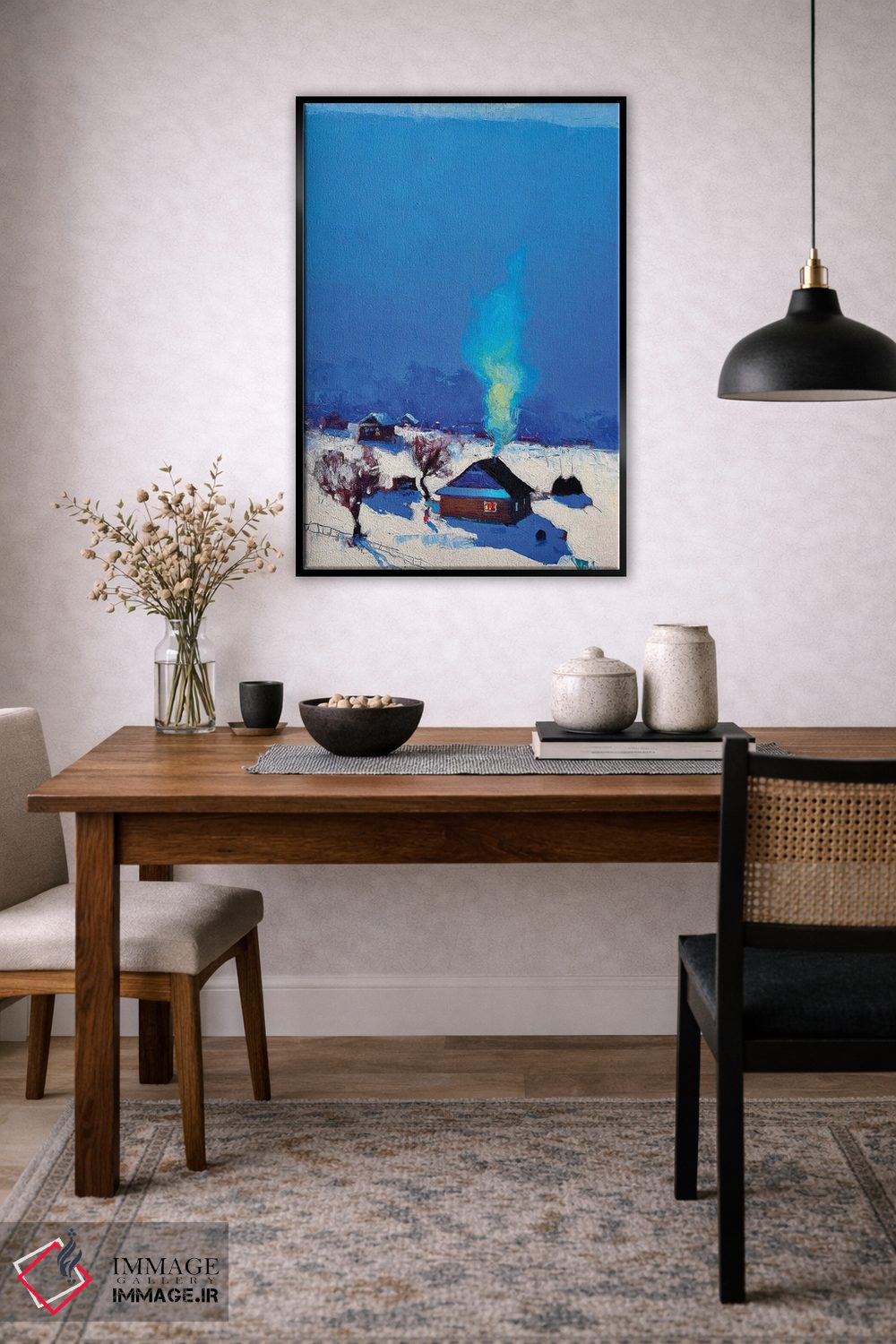 تابلو دکوراتیو فوریه در کوه های کارپات اثر اندریی کووالیک - D5B